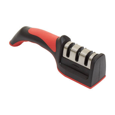 Orsina Misia Knife Sharpener – 3-Slot Ergonomic Stainless Steel Tool
