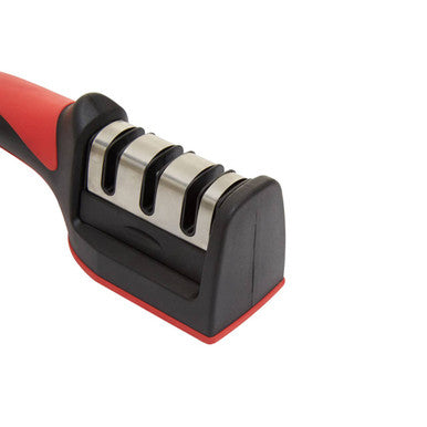 Orsina Misia Knife Sharpener – 3-Slot Ergonomic Stainless Steel Tool