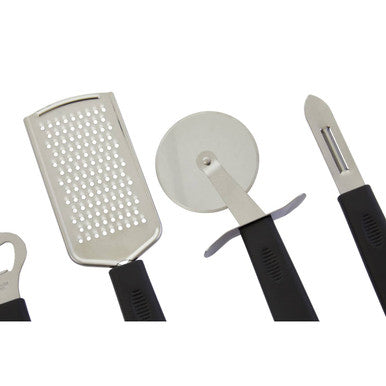 Orsina Zing 5-Piece Kitchen Gadget Set | Light Gold Stainless Steel