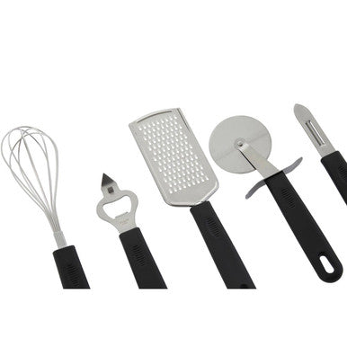 Orsina Zing 5-Piece Kitchen Gadget Set | Light Gold Stainless Steel
