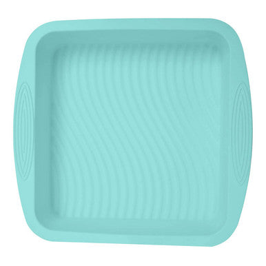 Orsina Square Silicone Cake Mould – Non-Stick Brownie Pan, Pastel Green
