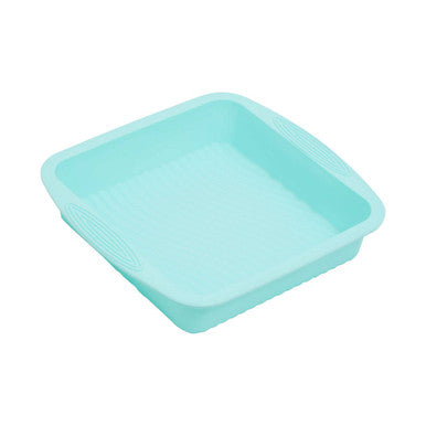 Orsina Square Silicone Cake Mould – Non-Stick Brownie Pan, Pastel Green