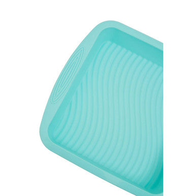 Orsina Square Silicone Cake Mould – Non-Stick Brownie Pan, Pastel Green