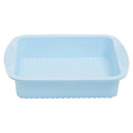 Orsina Square Silicone Cake Mould – Non-Stick Brownie Pan, Pastel Blue