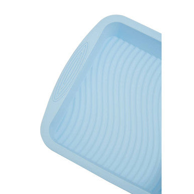 Orsina Square Silicone Cake Mould – Non-Stick Brownie Pan, Pastel Blue