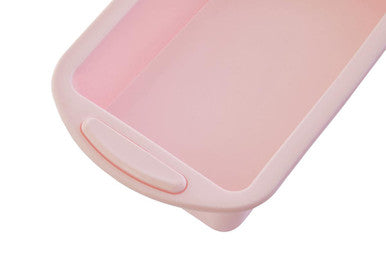 Orsina Silicone Loaf Mould – Non-Stick Rectangular Pan in Pastel Pink