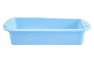 Orsina Zing Silicone Loaf Mould – Non-Stick Rectangle Pan, Pastel Blue