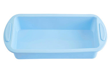 Orsina Zing Silicone Loaf Mould – Non-Stick Rectangle Pan, Pastel Blue