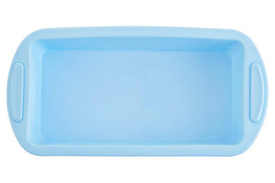 Orsina Zing Silicone Loaf Mould – Non-Stick Rectangle Pan, Pastel Blue