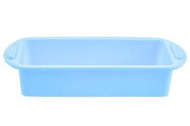 Orsina Zing Silicone Loaf Mould – Non-Stick Rectangle Pan, Pastel Blue