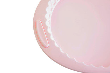 Orsina Zing Pastel Pink Silicone Pie and Flan Mould – Non-Stick Pan