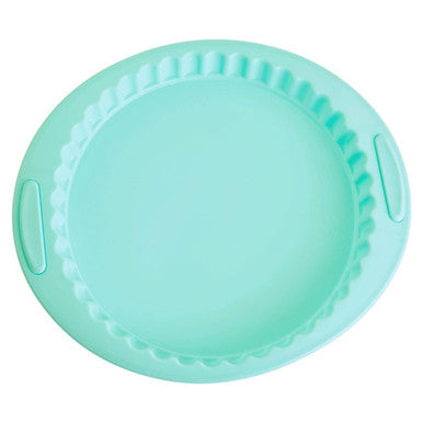 Orsina Zing Silicone Pie and Flan Mould – Non-Stick Pastel Green Pan