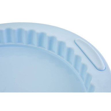 Orsina Zing Non-Stick Silicone Pie and Flan Mould – Pastel Blue