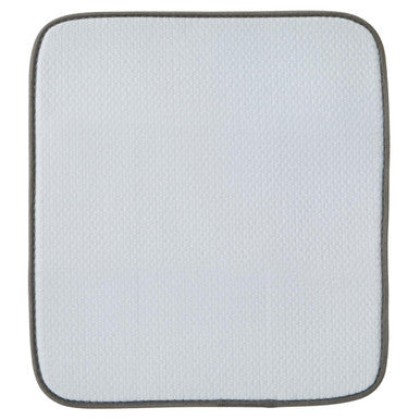 Orsina Dish Drying Mat – Absorbent White Synthetic Fibre Kitchen Mat