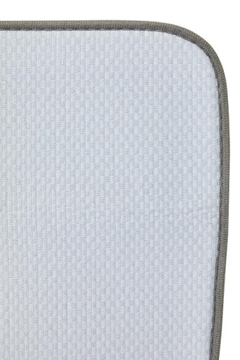 Orsina Dish Drying Mat – Absorbent White Synthetic Fibre Kitchen Mat