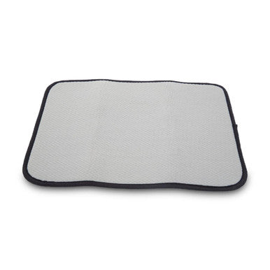 Orsina Absorbent Dish Drying Mat – Grey Synthetic Fibre Kitchen Mat