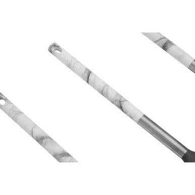 Orsina Tyri 6-Piece Kitchen Utensil Set with Marble-Effect Handles