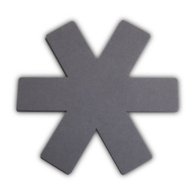 Orsina Pan Protectors – Set of 3 Grey Felt Stacking Pads for Cookware