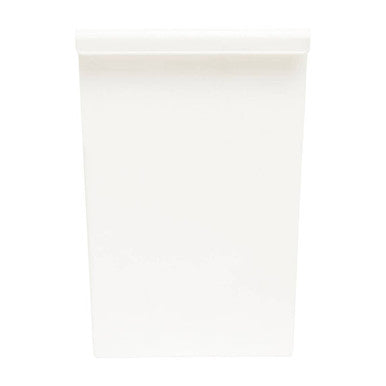 Orsina White Hangable Organiser Basket | Lidded Plastic Wall Storage