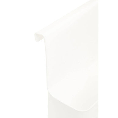 Orsina White Hangable Organiser Basket | Lidded Plastic Wall Storage