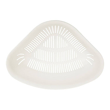 Orsina White Triangle Sink Strainer – Plastic Kitchen Sponge Caddy