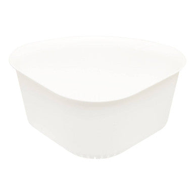Orsina White Triangle Sink Strainer – Plastic Kitchen Sponge Caddy