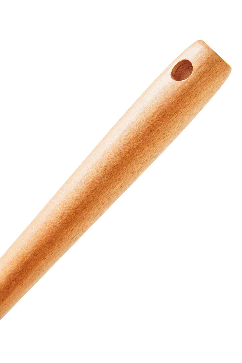 Orsina Nova Silicone Soup Ladle with Round Wood Handle – Sage Green