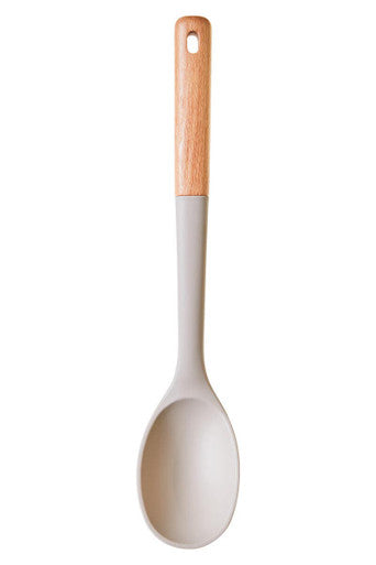 Orsina Nova Silicone Cooking Spoon – Heat-Resistant with Wood Handle