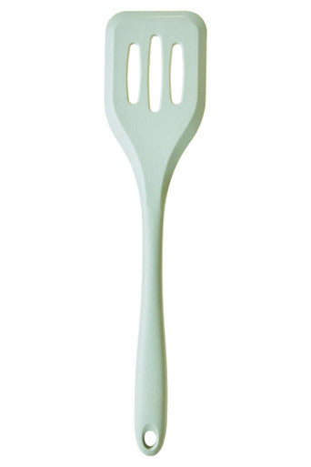 Orsina Nova Slotted Turner – Sage Green Heat-Resistant Silicone Spatula