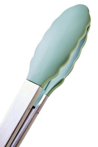 Orsina Nova Kitchen Tongs – Sage Green Silicone & Stainless Steel