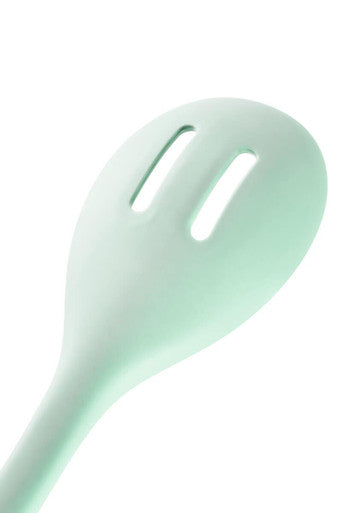 Orsina Nova Silicone Slotted Spoon – Heat-Resistant Sage Green Utensil