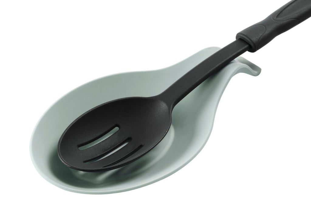 Orsina Nova Silicone Spoon Rest – Heat Resistant Sage Green Holder