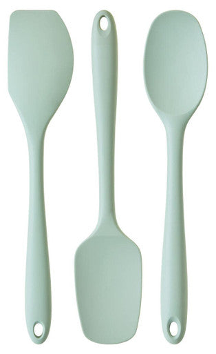 Orsina Nova 3-Piece Silicone Kitchen Tool Set – Sage Green Utensils