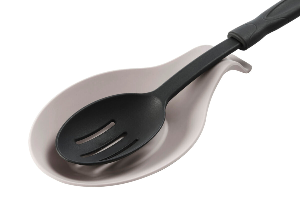Orsina Nova Silicone Spoon Rest – Heat-Resistant Natural Stone Grey