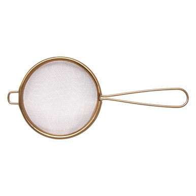 Orsina Alchemist Small Round Sieve – Gold Finish Stainless Steel