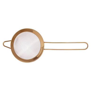 Orsina Alchemist Gold Finish Fine Mesh Sieve – Medium Stainless Steel