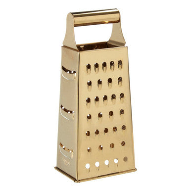Orsina Alchemist Gold Finish 4-Sided Stainless Steel Cheese Grater