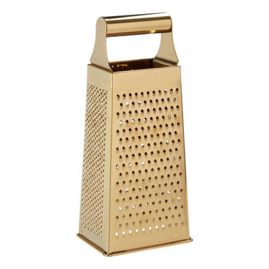 Orsina Alchemist Gold Finish 4-Sided Stainless Steel Cheese Grater