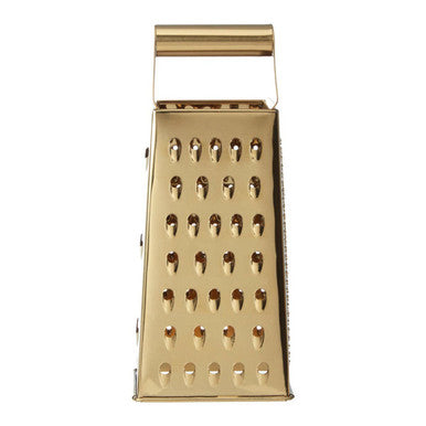Orsina Alchemist Gold Finish 4-Sided Stainless Steel Cheese Grater