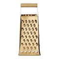 Orsina Alchemist Large Gold Finish 4-Sided Stainless Steel Box Grater