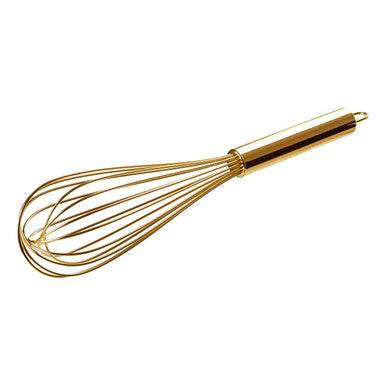 Orsina Small Gold Whisk – Stainless Steel Kitchen Tool for Sauces