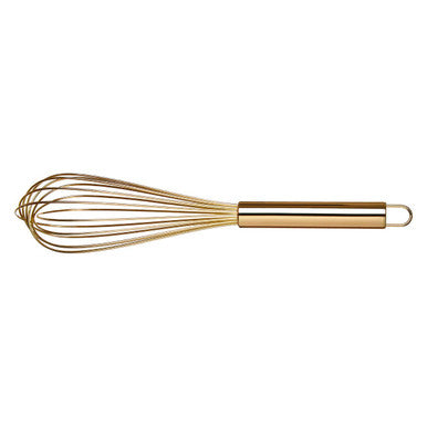 Orsina Small Gold Whisk – Stainless Steel Kitchen Tool for Sauces