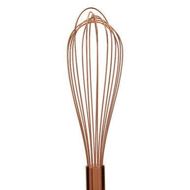 Orsina Small Rose Gold Whisk – Stainless Steel Kitchen Tool for Sauces