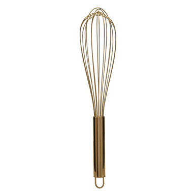 Orsina Large Gold Whisk – Stainless Steel Ergonomic Kitchen Utensil