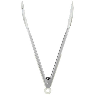 Orsina Zing Silicone Tongs – Marble Effect Stainless Steel Kitchen Tool