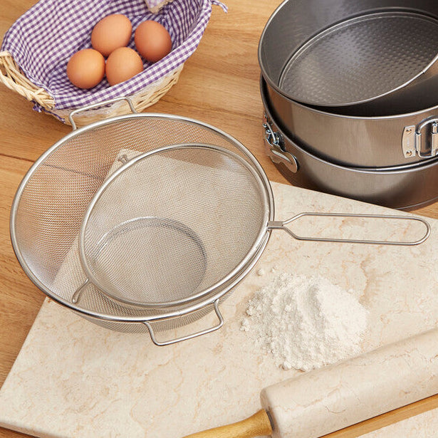 Orsina Zenigo Stainless Steel Mesh Sieve | Fine Wire Flour Sifter