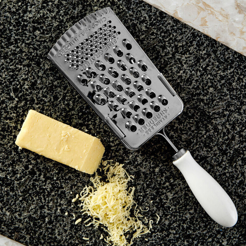 Orsina Stainless Steel Straight Grater – Flat Cheese and Citrus Zester