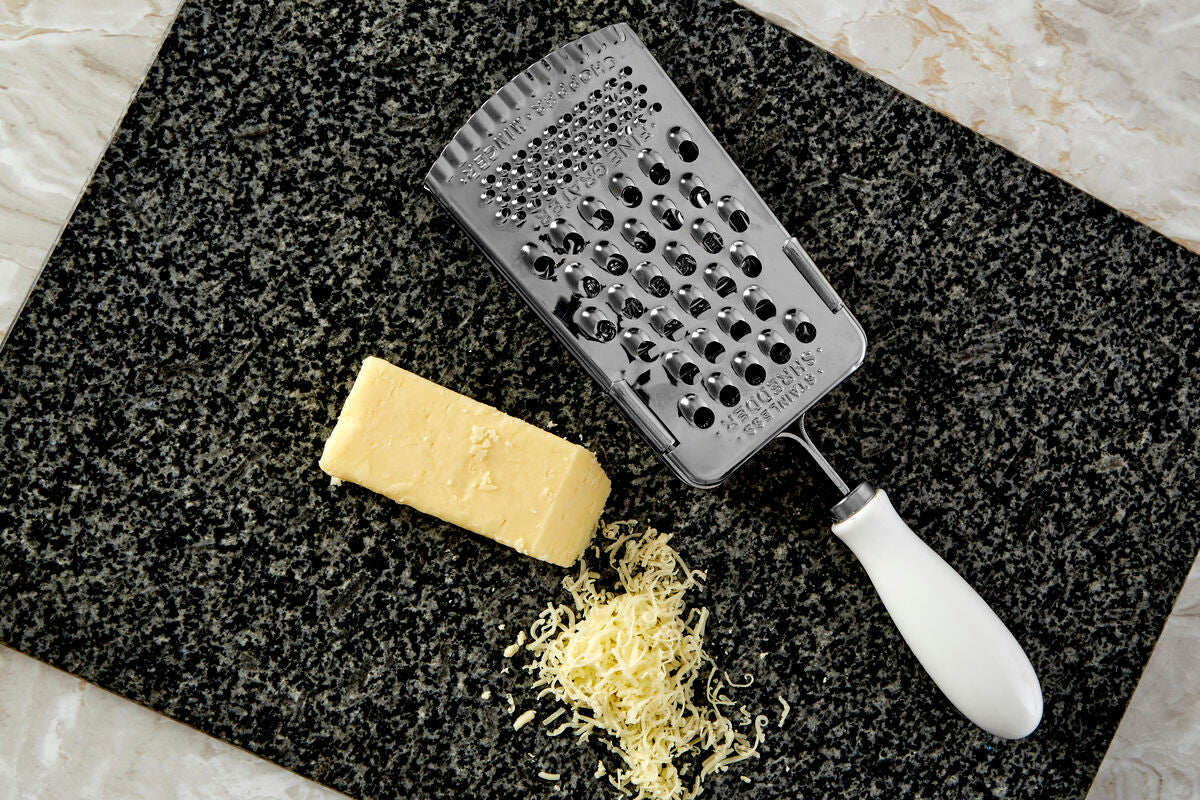 Orsina Stainless Steel Straight Grater – Flat Cheese and Citrus Zester