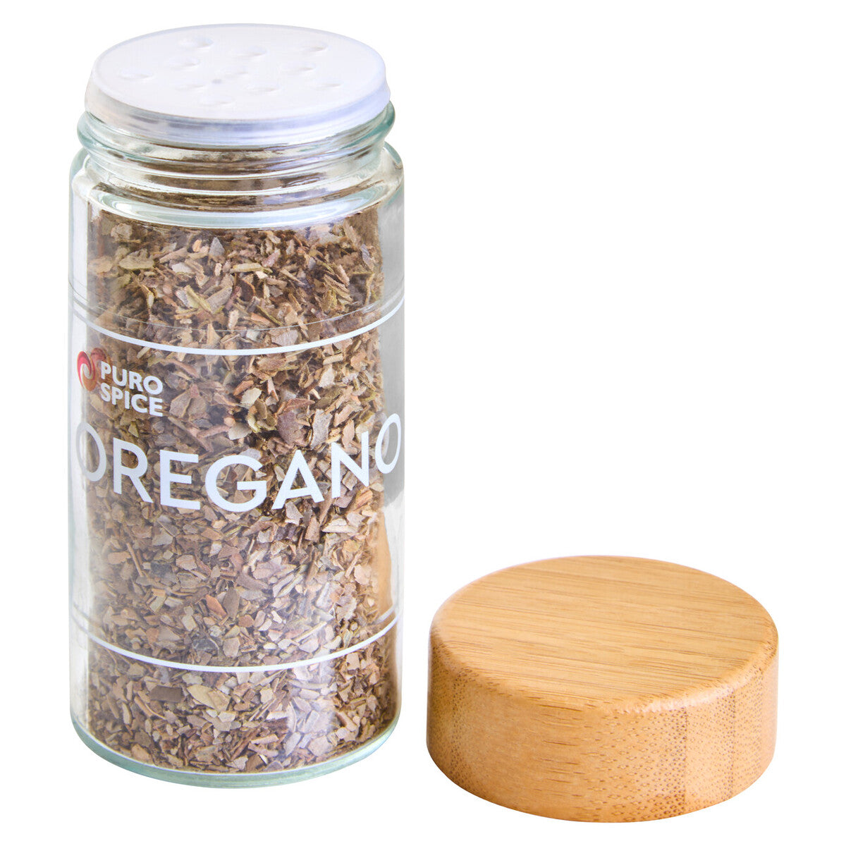 Orsina Puro Bamboo Revolving Spice Rack – 16 Jar Kitchen Organiser