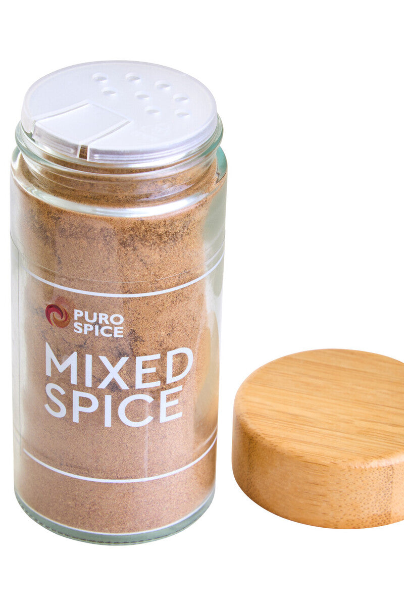 Orsina Puro Bamboo Revolving Spice Rack – 16 Jar Kitchen Organiser